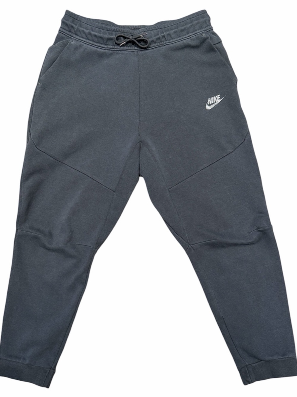 Nike Kids Dark Gray Jogger Sweatpants with White Swoosh - Picture 2 of 8